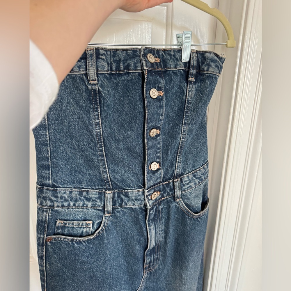 Zara chic denim dress - Picture 4 of 7